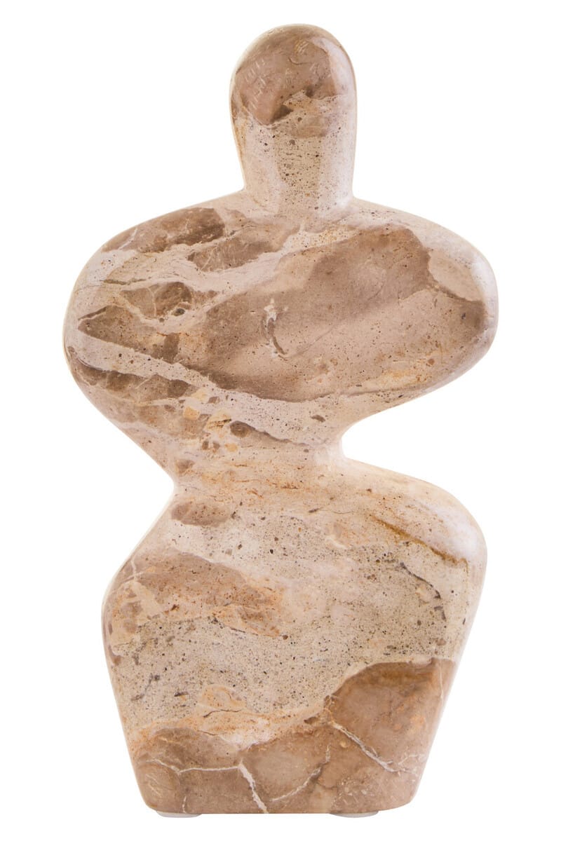 Hamilton Interiors Accessories Santino Chocolate Marble Abstract Sculpture House of Isabella UK