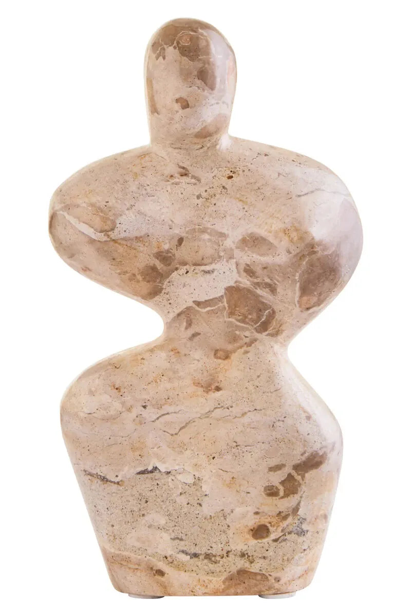 Hamilton Interiors Accessories Santino Chocolate Marble Abstract Sculpture House of Isabella UK