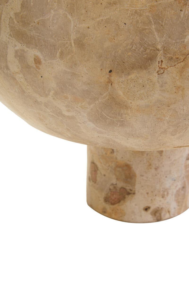 Hamilton Interiors Accessories Santino Chocolate Marble Pedestal Bowl House of Isabella UK