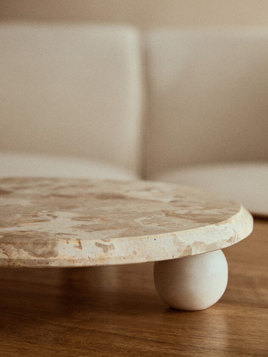 Hamilton Interiors Accessories Santino Chocolate Marble Riser House of Isabella UK