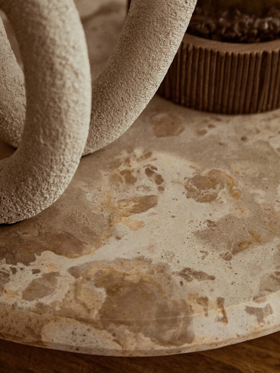 Hamilton Interiors Accessories Santino Chocolate Marble Riser House of Isabella UK