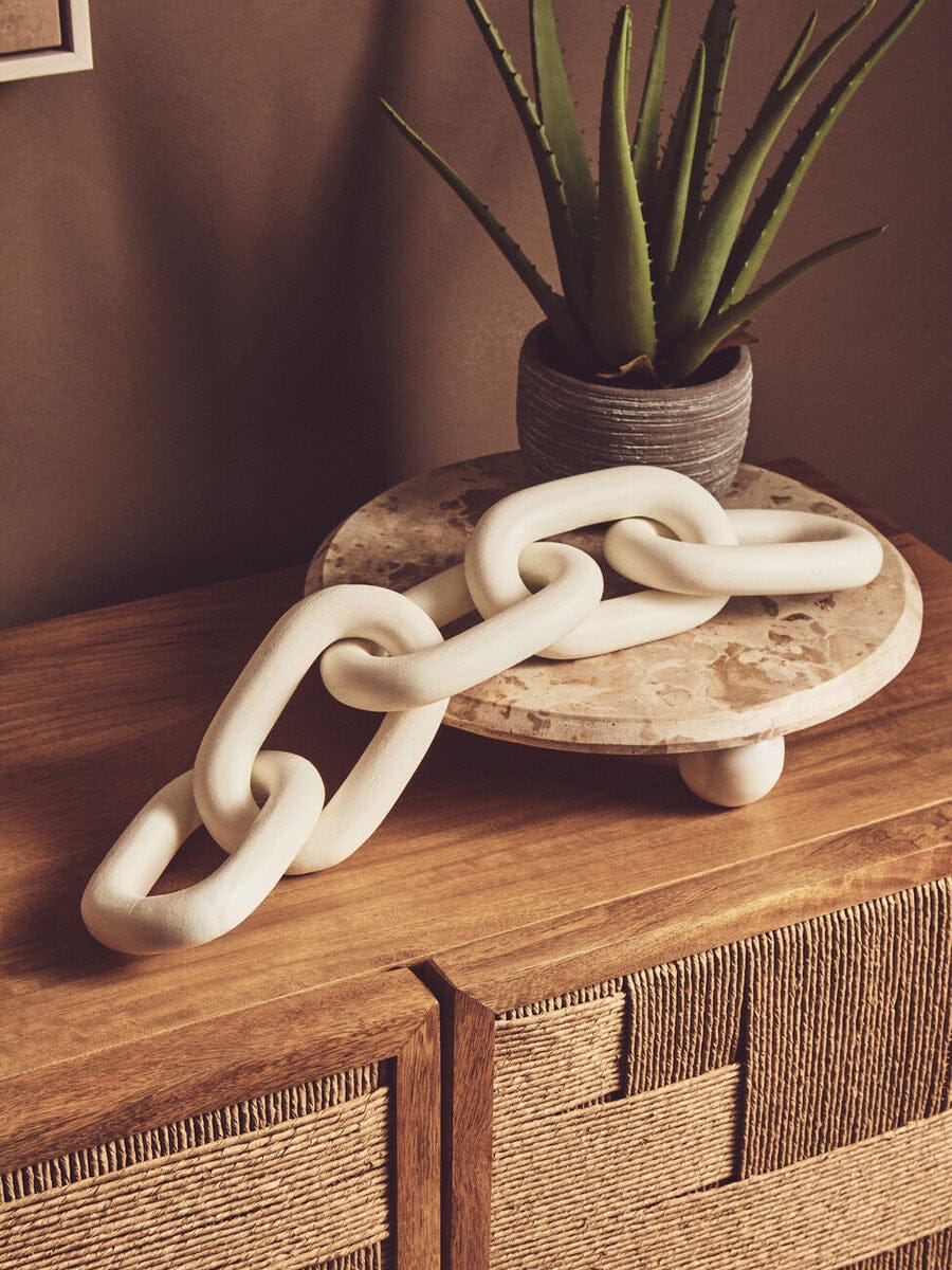 Hamilton Interiors Accessories Santino Chocolate Marble Riser House of Isabella UK