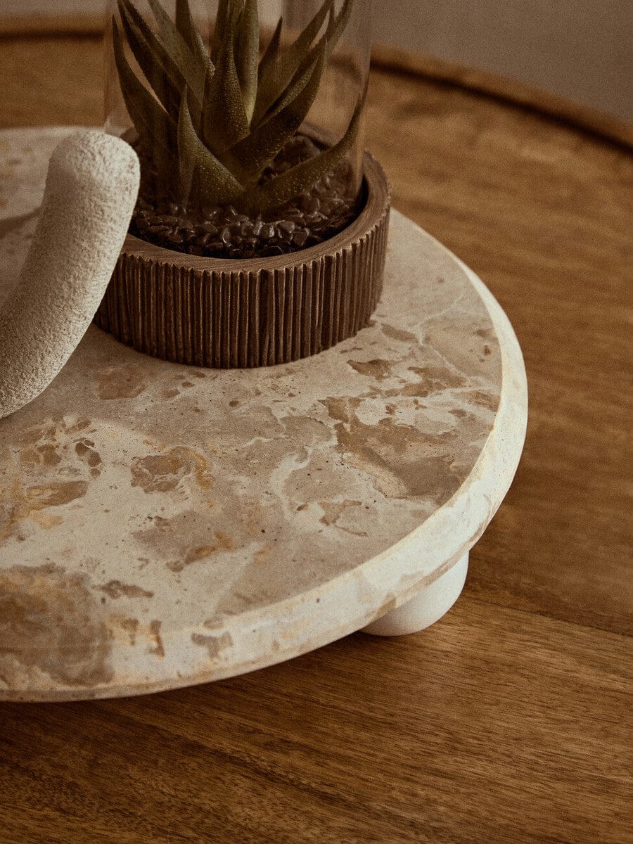 Hamilton Interiors Accessories Santino Chocolate Marble Riser House of Isabella UK