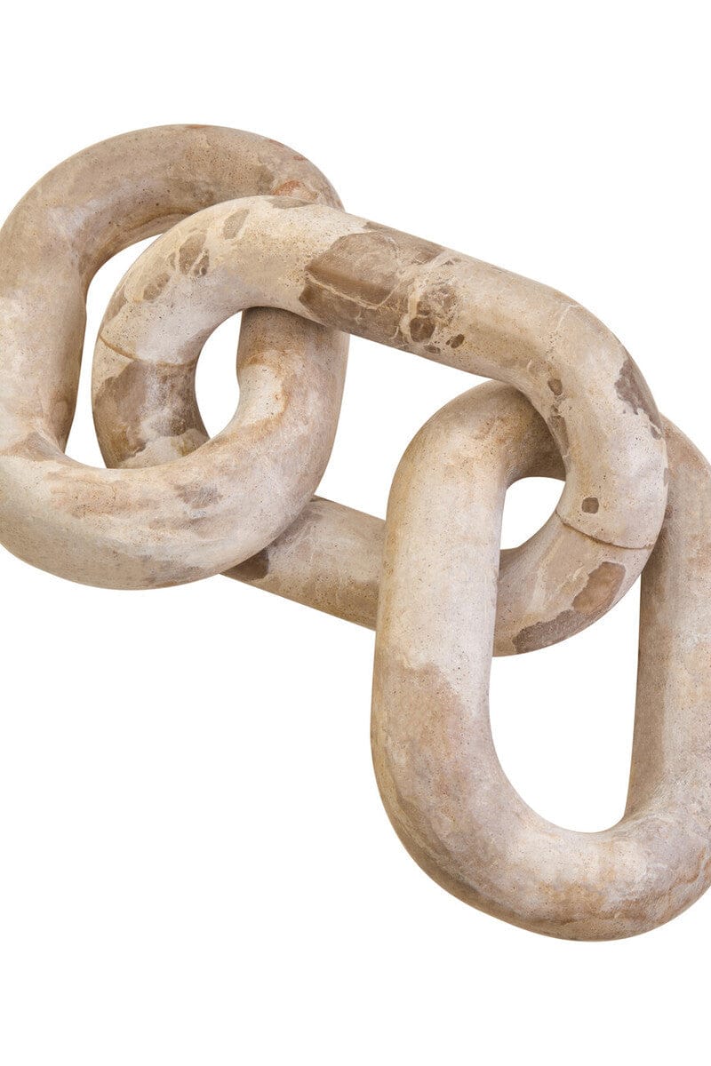 Hamilton Interiors Accessories Santino Chocolate Marble Three Link Chain House of Isabella UK