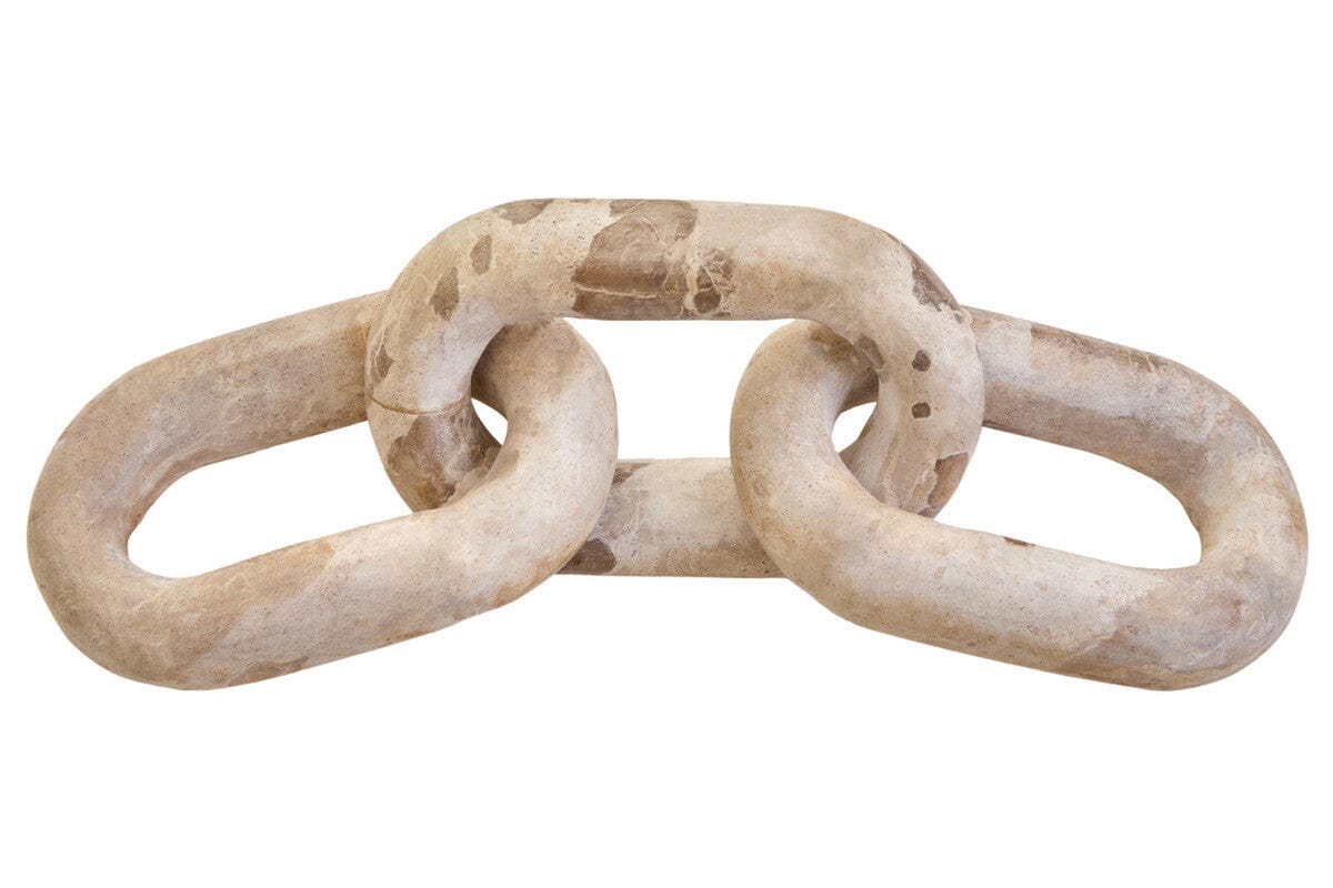 Hamilton Interiors Accessories Santino Chocolate Marble Three Link Chain House of Isabella UK