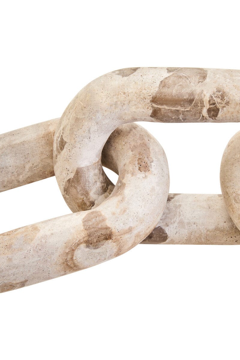 Hamilton Interiors Accessories Santino Chocolate Marble Three Link Chain House of Isabella UK