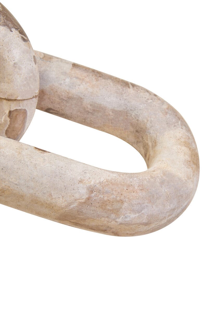 Hamilton Interiors Accessories Santino Chocolate Marble Three Link Chain House of Isabella UK
