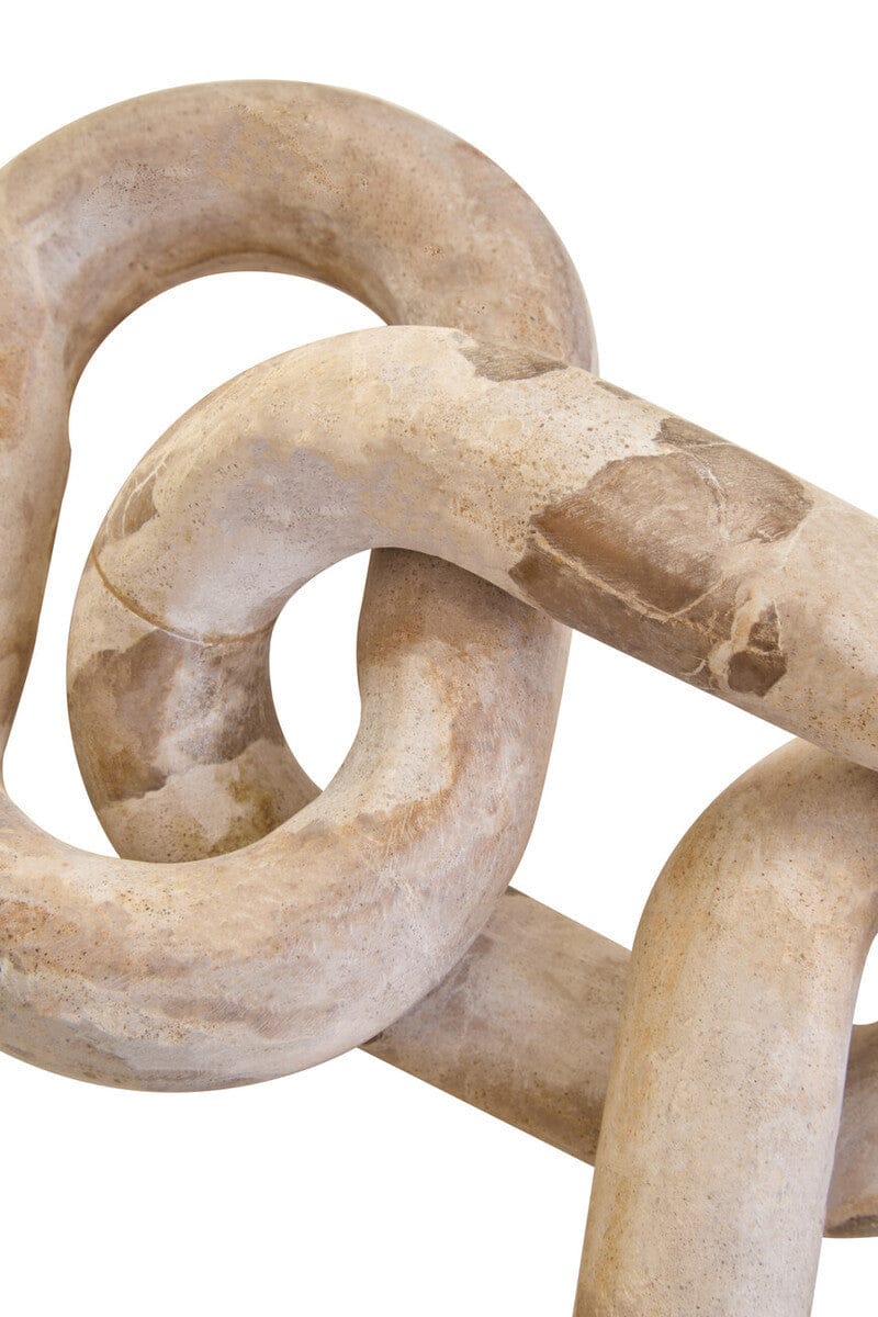 Hamilton Interiors Accessories Santino Chocolate Marble Three Link Chain House of Isabella UK