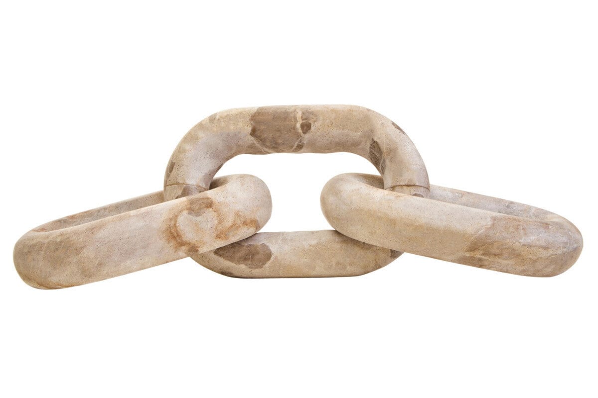 Hamilton Interiors Accessories Santino Chocolate Marble Three Link Chain House of Isabella UK