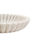 Hamilton Interiors Accessories Savio Large White Fluted Marble Bowl House of Isabella UK