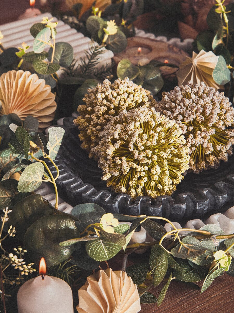 Hamilton Interiors Accessories Savio Small White Fluted Marble Bowl House of Isabella UK