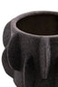 Hamilton Interiors Accessories Sidra Small Black Textured Planter House of Isabella UK