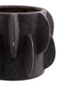 Hamilton Interiors Accessories Sidra Small Black Textured Planter House of Isabella UK