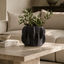Hamilton Interiors Accessories Sidra Small Black Textured Planter House of Isabella UK