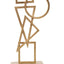 Hamilton Interiors Accessories Simbolo Gold Metal Sculpture On Marble Base House of Isabella UK