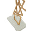 Hamilton Interiors Accessories Simbolo Gold Metal Sculpture On Marble Base House of Isabella UK