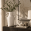 Hamilton Interiors Accessories Sonata Large White Vase with Abstract Handles House of Isabella UK