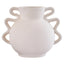 Hamilton Interiors Accessories Sonata Small White Vase with Abstract Handles House of Isabella UK