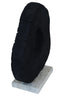 Hamilton Interiors Accessories Tibor Black Mango Wood Sculpture with Travertine Base House of Isabella UK