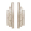 Hamilton Interiors Accessories Tibor Set Of Two Arched Travertine Bookends House of Isabella UK