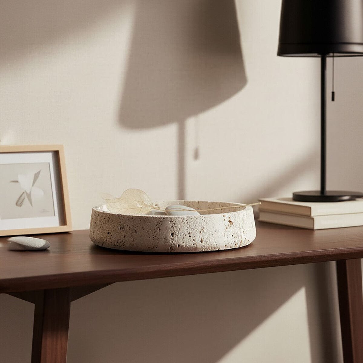 Hamilton Interiors Accessories Tibor Travertine Bowl House of Isabella UK