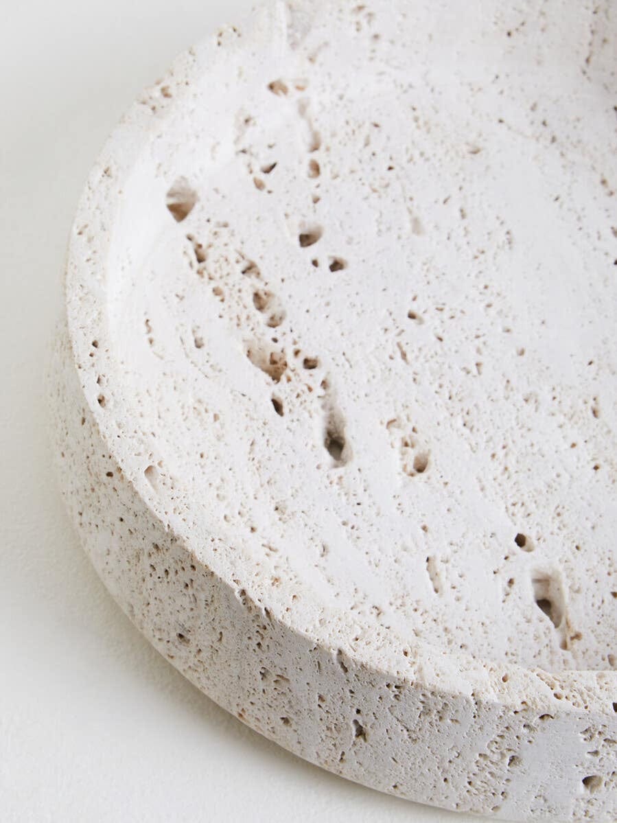 Hamilton Interiors Accessories Tibor Travertine Bowl House of Isabella UK