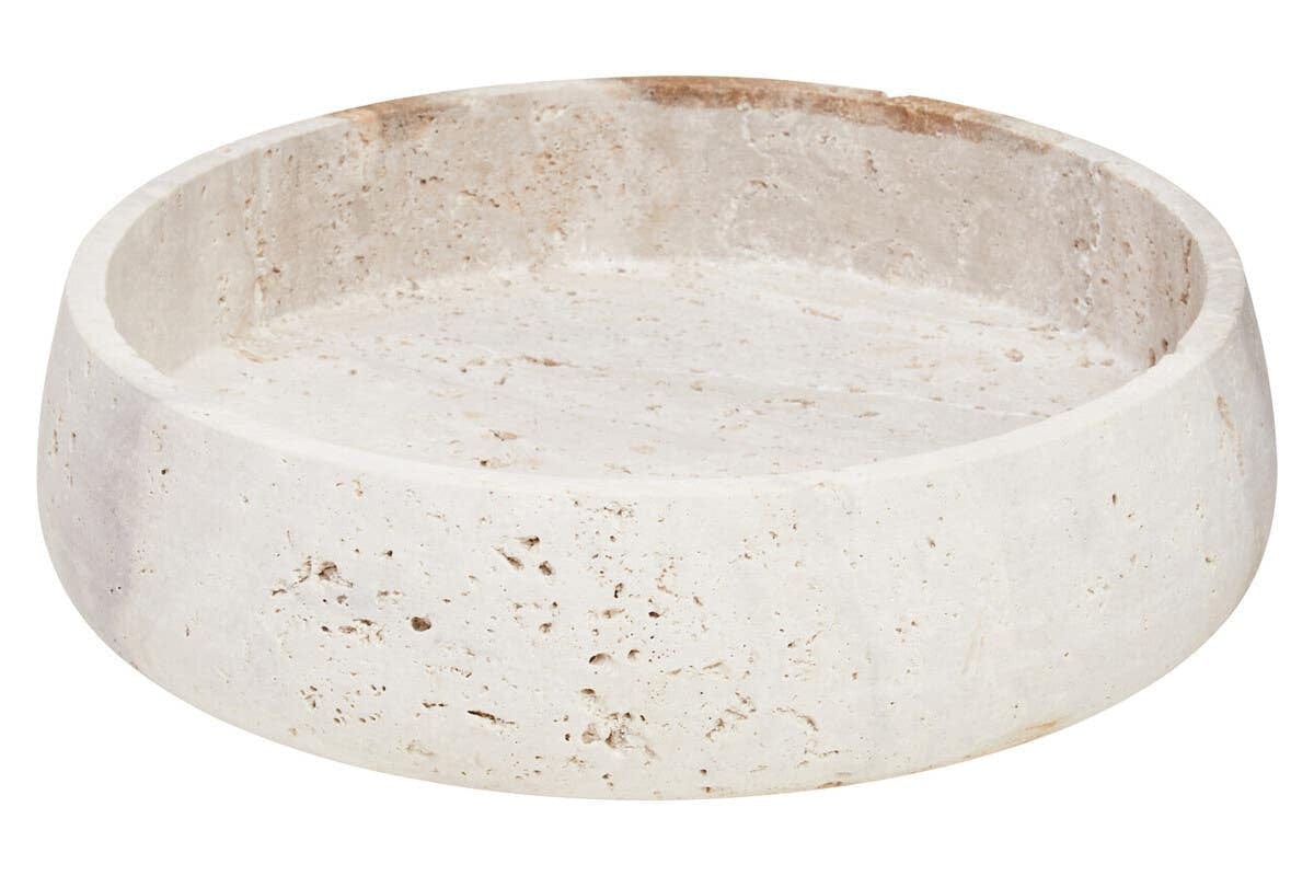 Hamilton Interiors Accessories Tibor Travertine Bowl House of Isabella UK