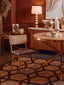 Hamilton Interiors Accessories Tibor Travertine Irregular Tray House of Isabella UK