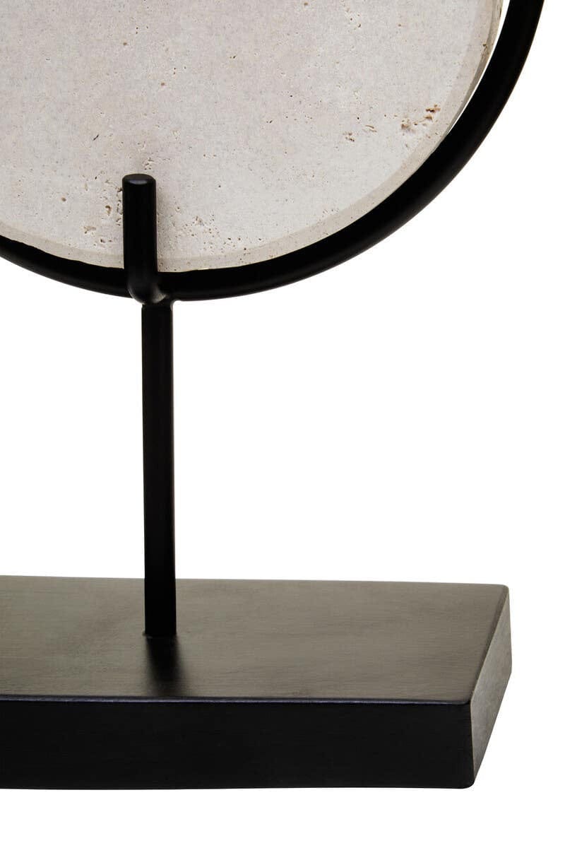 Hamilton Interiors Accessories Tibor Travertine Large Sculpture House of Isabella UK