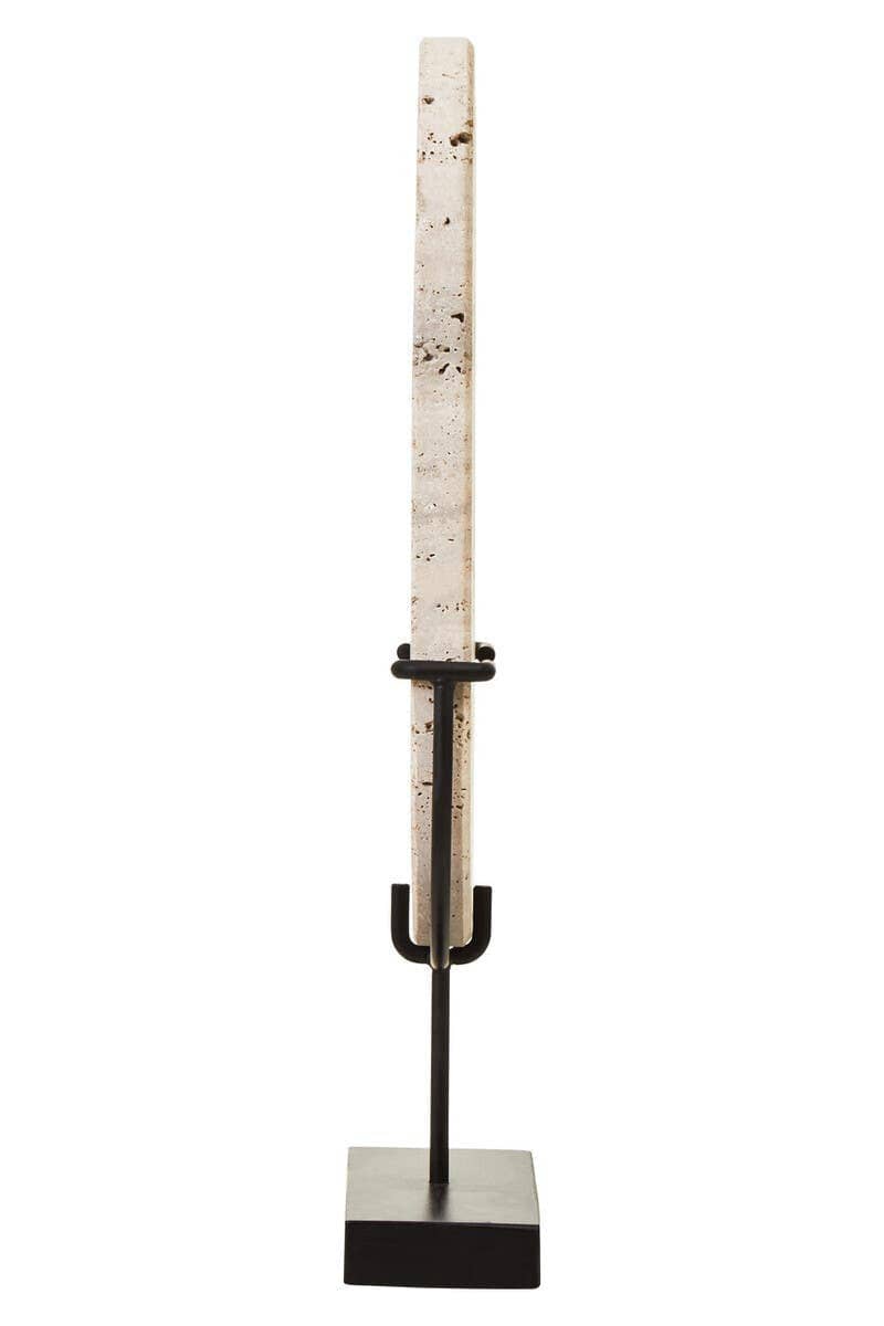 Hamilton Interiors Accessories Tibor Travertine Large Sculpture House of Isabella UK