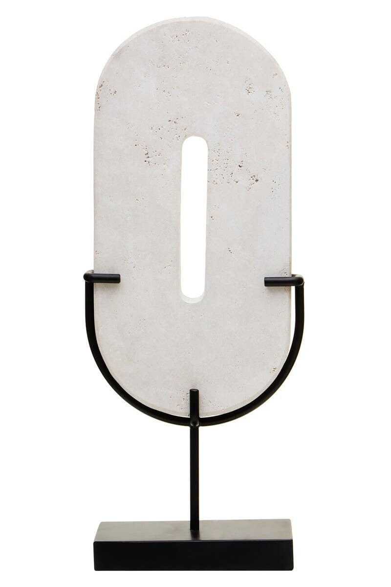 Hamilton Interiors Accessories Tibor Travertine Large Sculpture House of Isabella UK