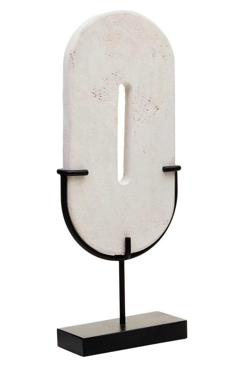 Hamilton Interiors Accessories Tibor Travertine Large Sculpture House of Isabella UK