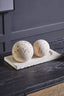 Hamilton Interiors Accessories Tibor Travertine Rectangular Decorative Tray House of Isabella UK
