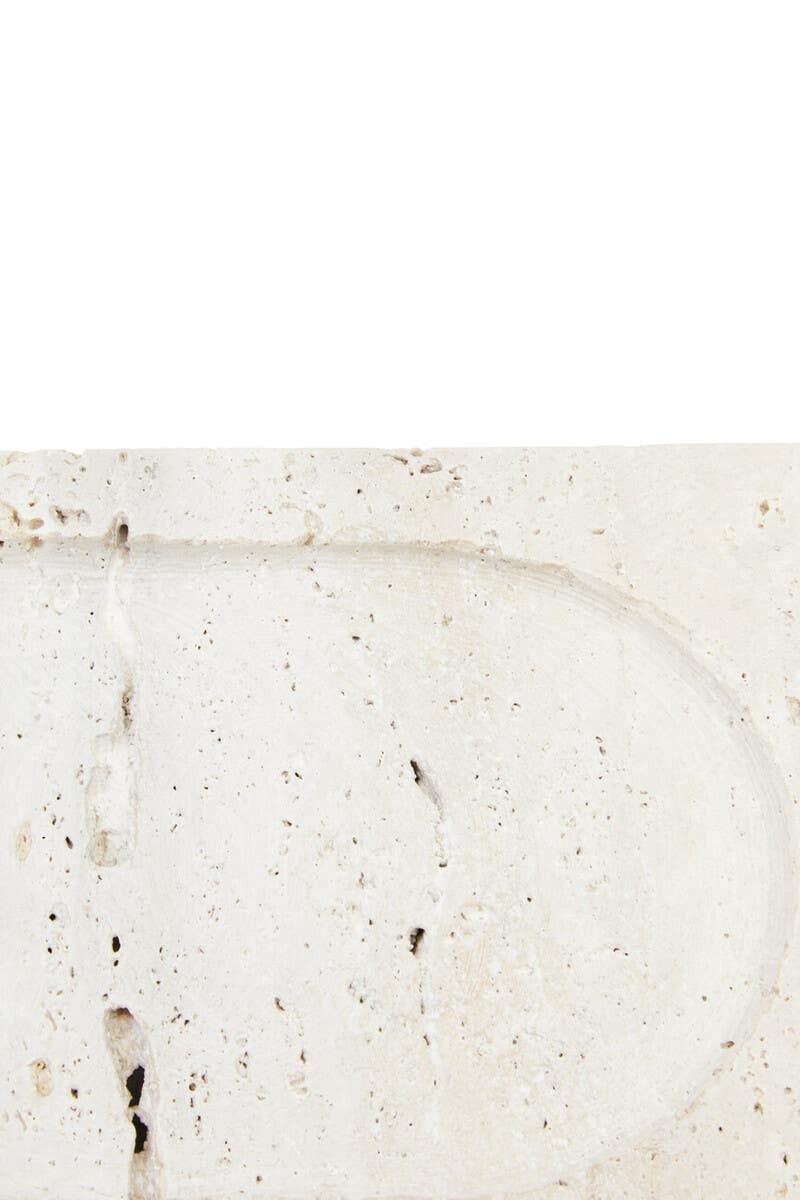 Hamilton Interiors Accessories Tibor Travertine Rectangular Decorative Tray House of Isabella UK