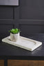 Hamilton Interiors Accessories Tibor Travertine Rectangular Decorative Tray House of Isabella UK