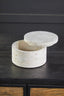 Hamilton Interiors Accessories Tibor Travertine Round Trinket Box House of Isabella UK