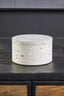 Hamilton Interiors Accessories Tibor Travertine Round Trinket Box House of Isabella UK