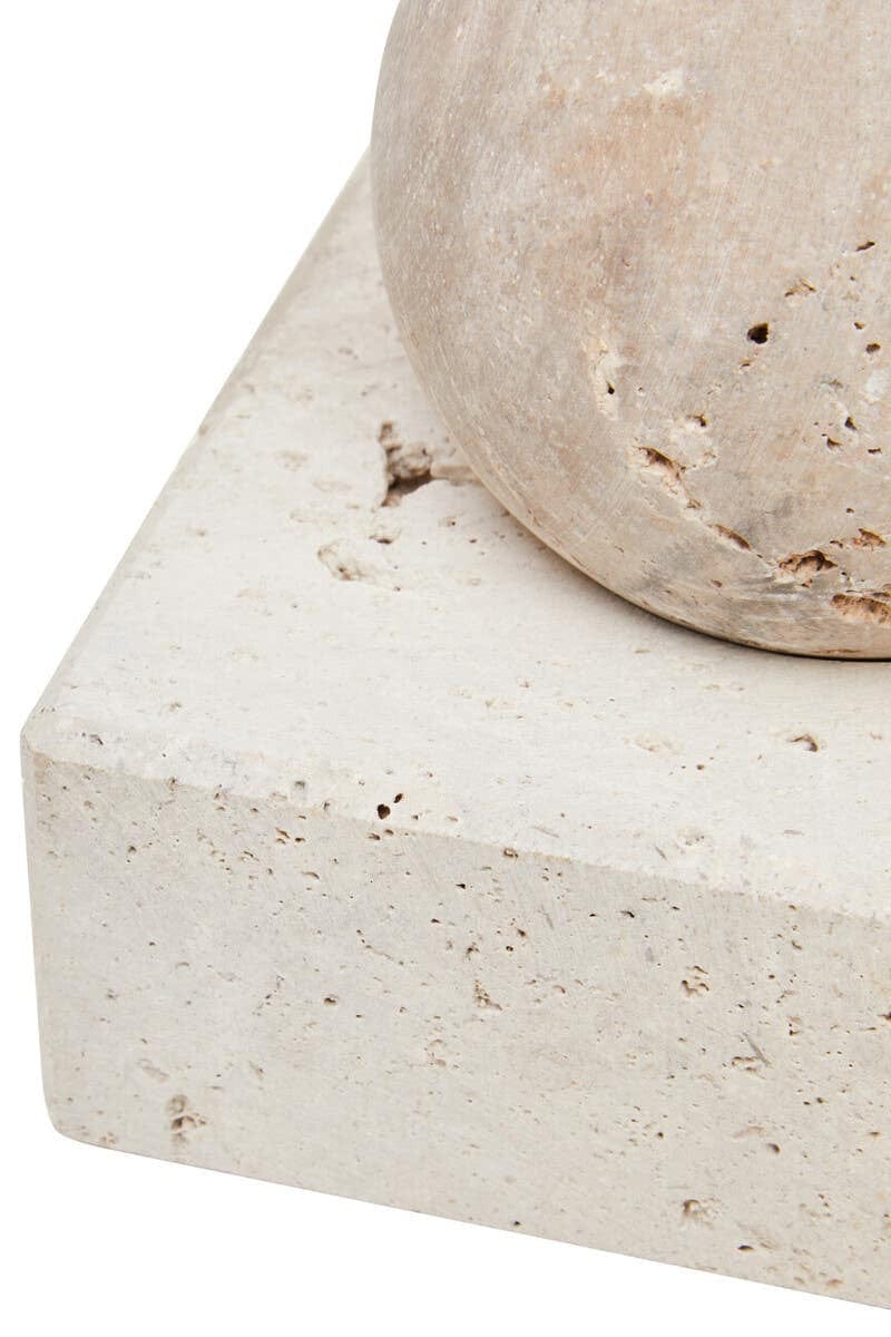 Hamilton Interiors Accessories Tibor Travertine Sculpture House of Isabella UK