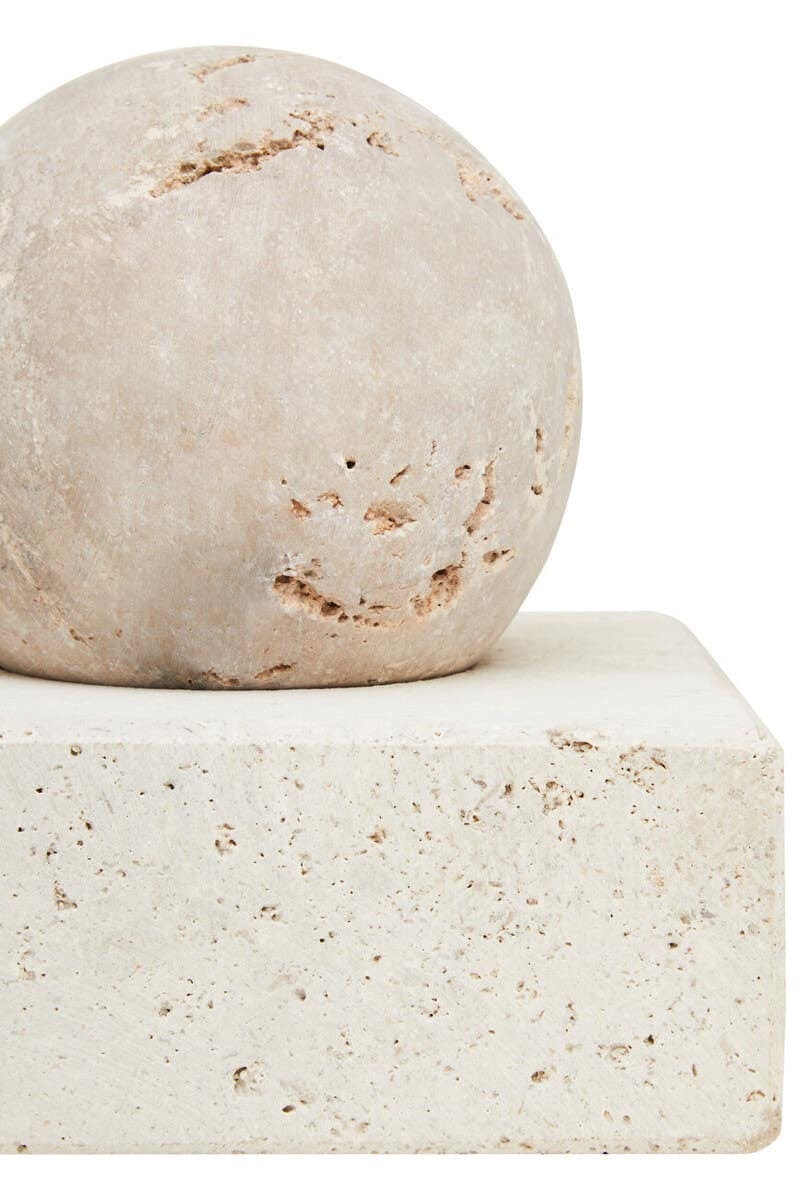 Hamilton Interiors Accessories Tibor Travertine Sculpture House of Isabella UK
