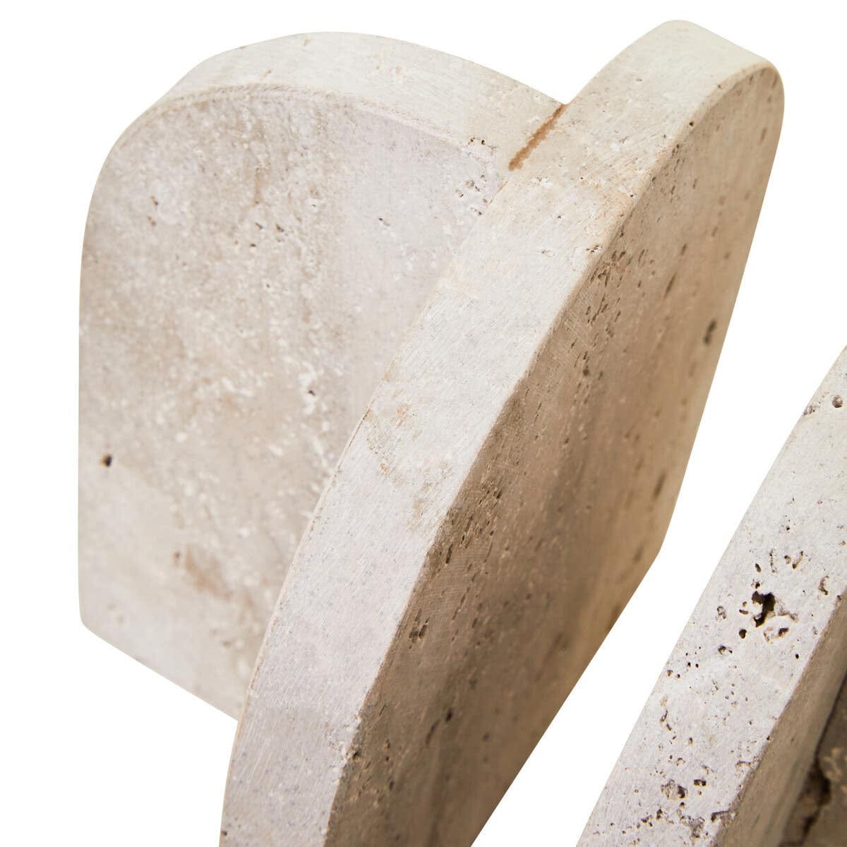 Hamilton Interiors Accessories Tibor Travertine Set of 2 Arched Bookends House of Isabella UK