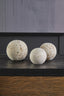 Hamilton Interiors Accessories Tibor Travertine Set of 3 Deco Balls House of Isabella UK