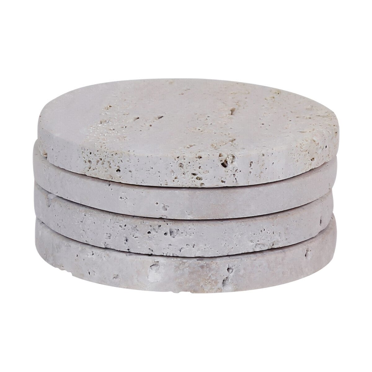 Hamilton Interiors Accessories Tibor Travertine Set of 4 Coasters House of Isabella UK