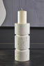Hamilton Interiors Accessories Tibor Travertine Small Candle Holder House of Isabella UK