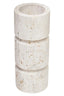 Hamilton Interiors Accessories Tibor Travertine Small Candle Holder House of Isabella UK