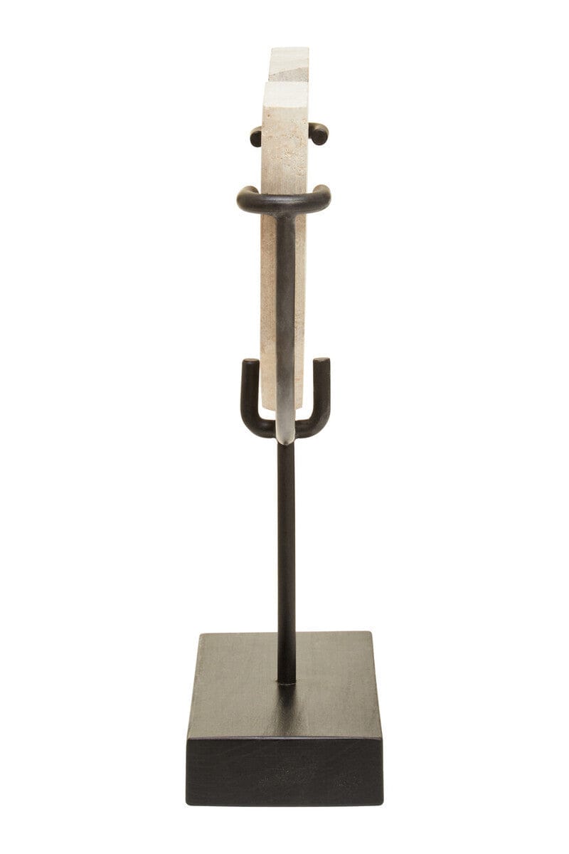 Hamilton Interiors Accessories Tibor Travertine Small Sculpture House of Isabella UK