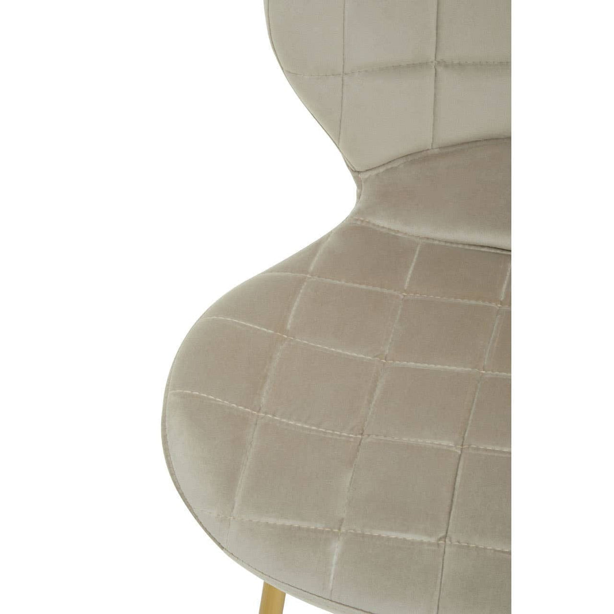 Hamilton Interiors Accessories Warton Mink Velvet Dining Chair House of Isabella UK