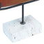 Hamilton Interiors Accessories Westo Natural Wood Horizontal Sculpture With Travertine Base House of Isabella UK