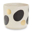 Hamilton Interiors Accessories Yuri White And Gold Spotted Planter House of Isabella UK