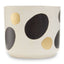 Hamilton Interiors Accessories Yuri White And Gold Spotted Planter House of Isabella UK