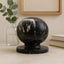 Hamilton Interiors Accessories Zoro Black and White Veined Marble Ball Sculpture House of Isabella UK